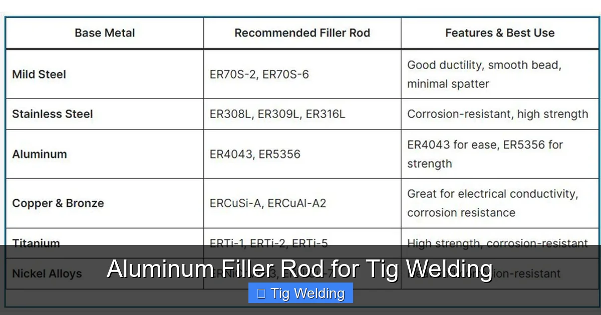 Aluminum Filler Rod for Tig Welding