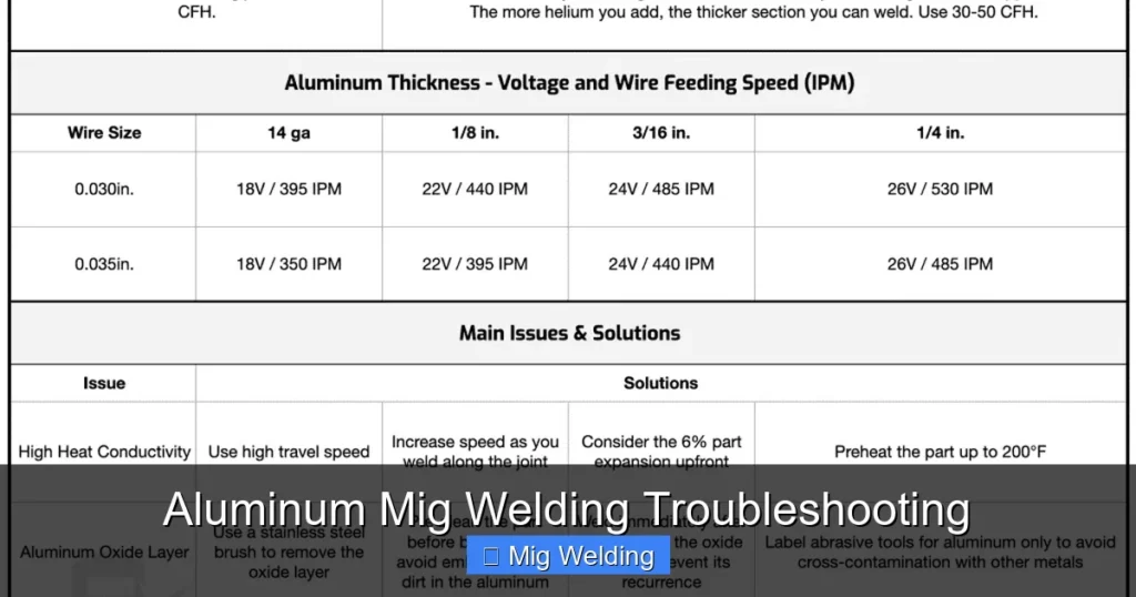 Aluminum Mig Welding Troubleshooting