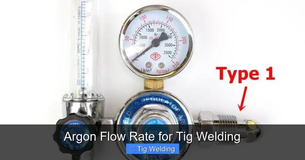Argon Flow Rate for Tig Welding