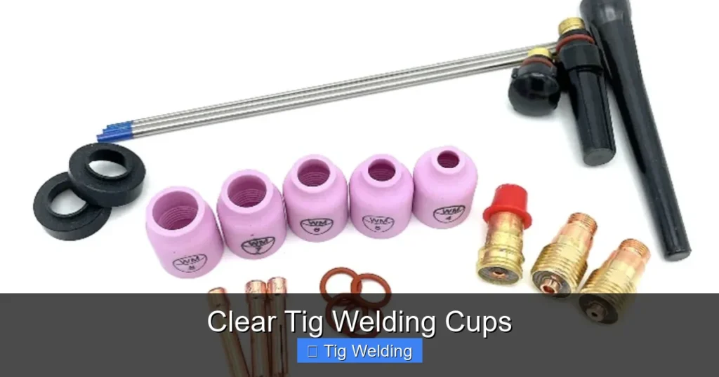 Clear Tig Welding Cups