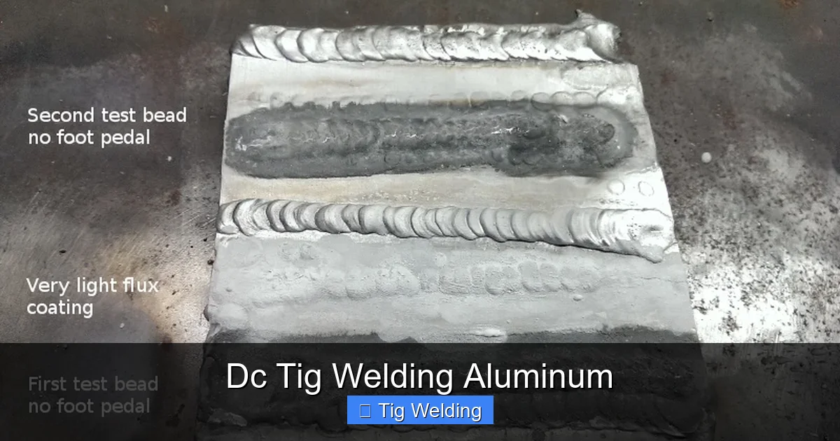 Dc Tig Welding Aluminum