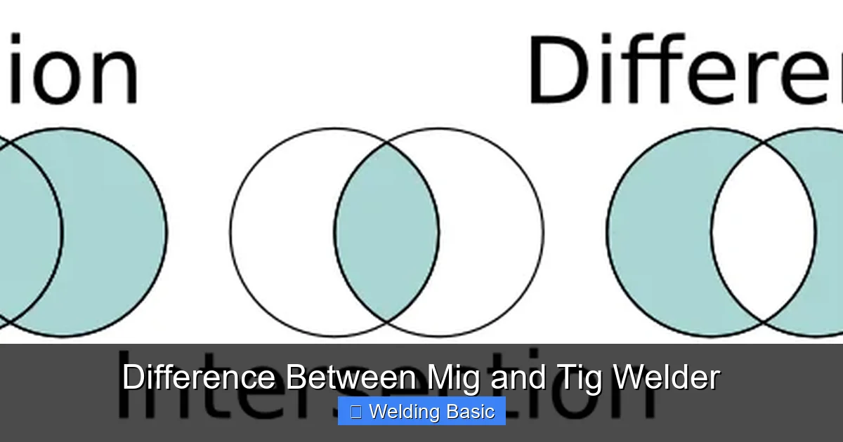Difference Between Mig and Tig Welder