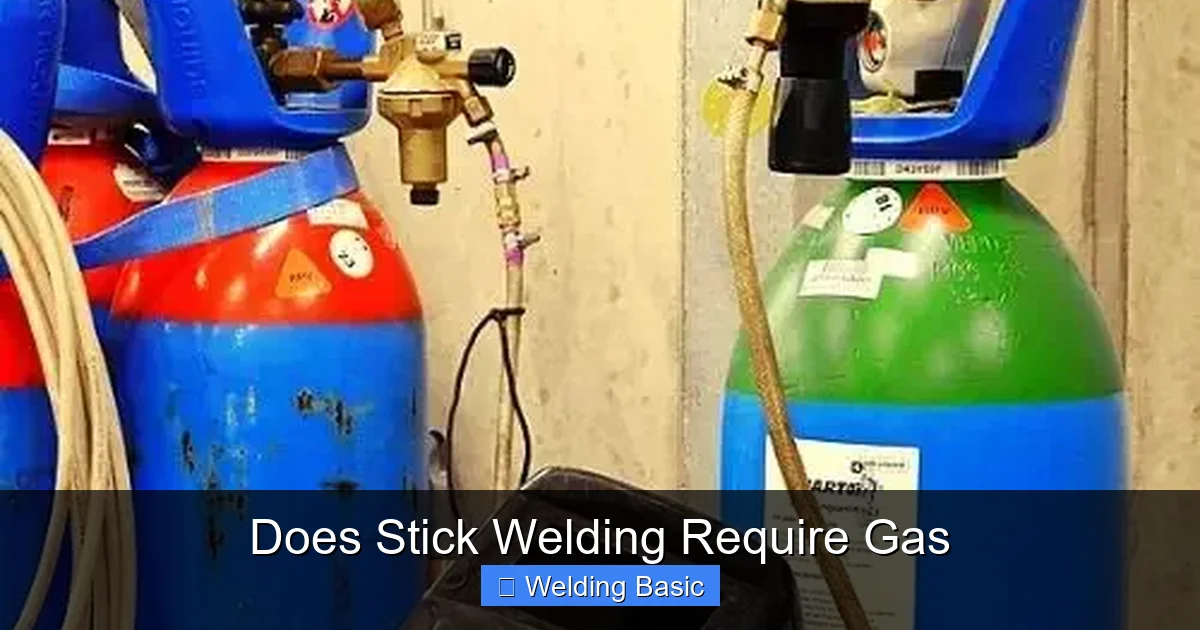 Does Stick Welding Require Gas