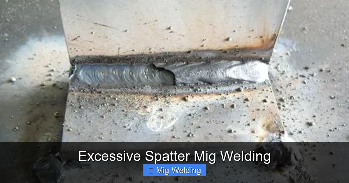 Excessive Spatter Mig Welding