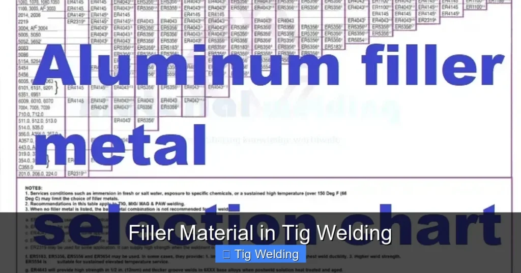 Filler Material in Tig Welding