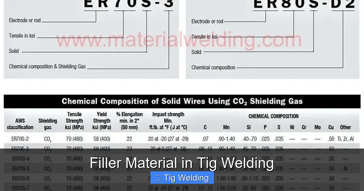 Filler Material in Tig Welding
