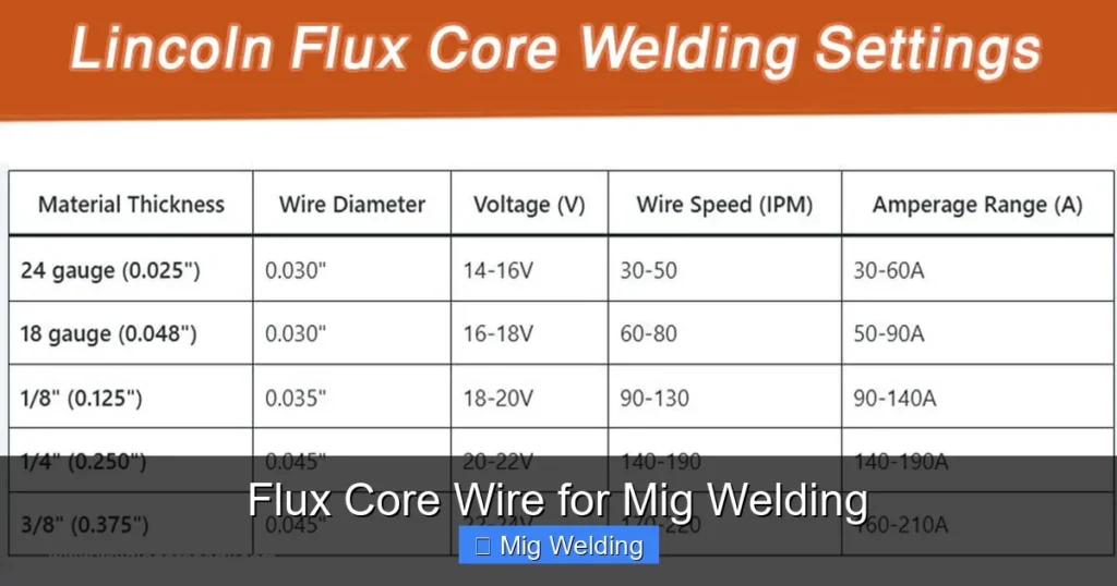 Flux Core Wire for Mig Welding
