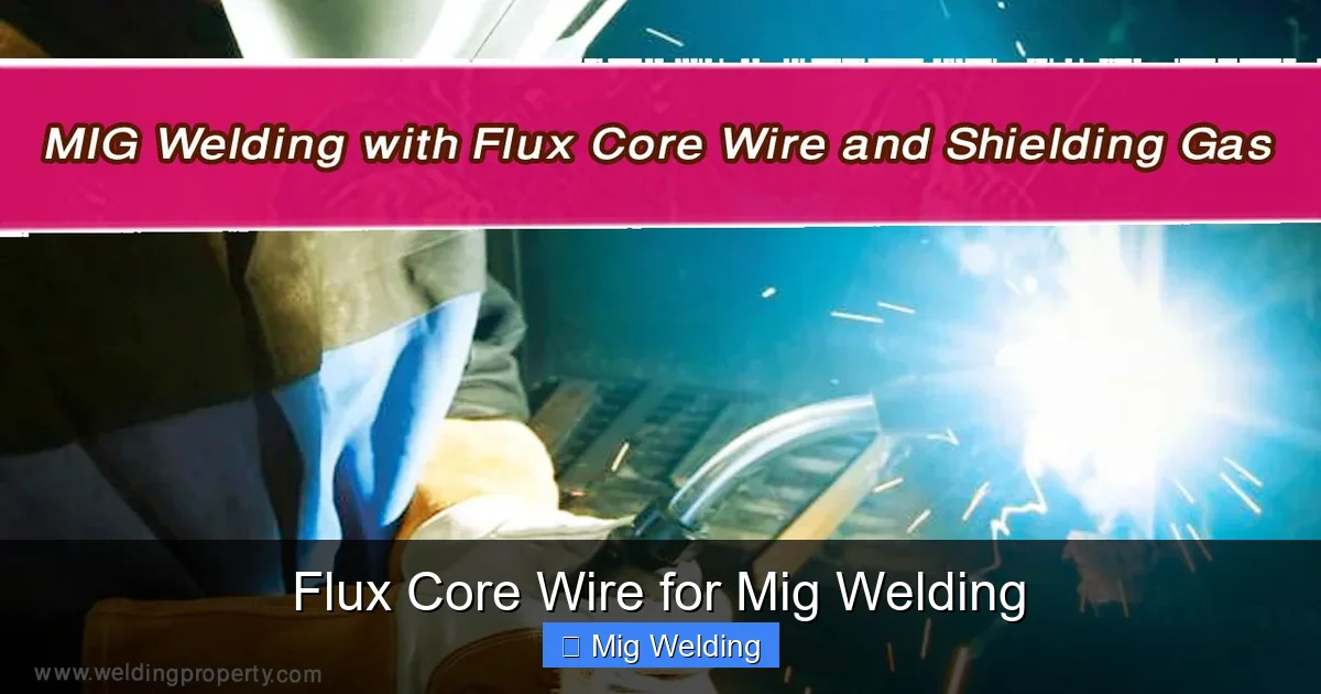 Flux Core Wire for Mig Welding