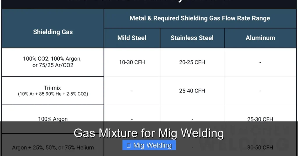 Gas Mixture for Mig Welding