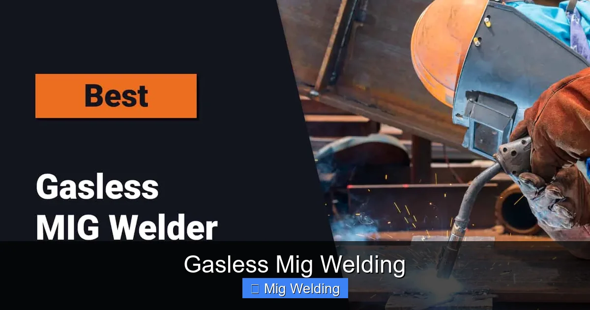 Gasless Mig Welding
