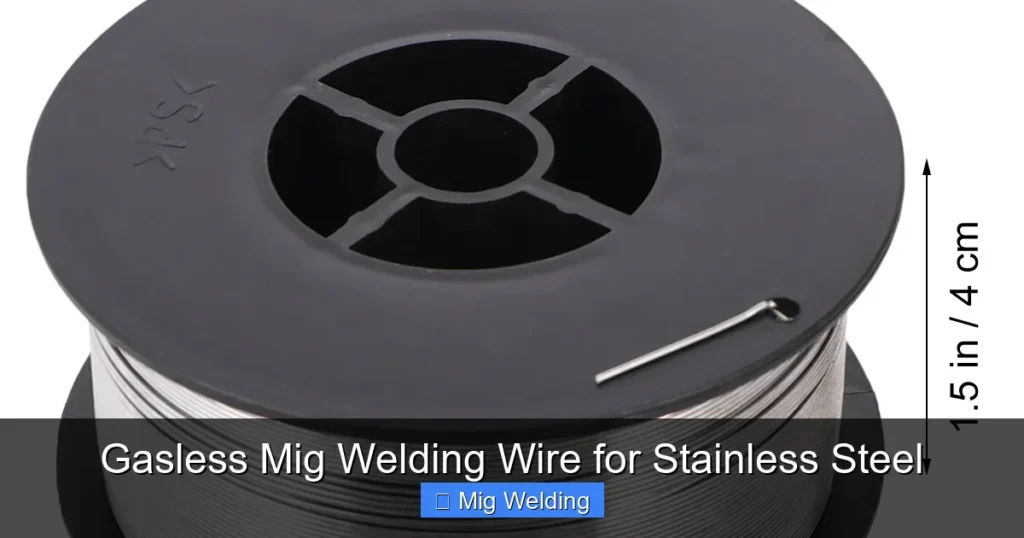 Gasless Mig Welding Wire for Stainless Steel