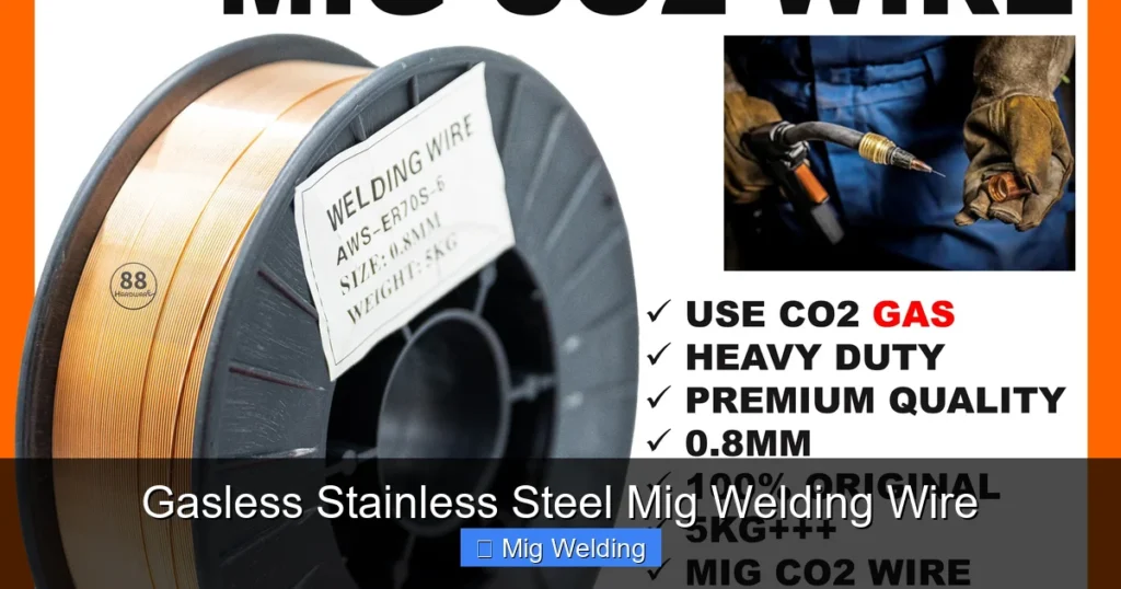 Gasless Stainless Steel Mig Welding Wire