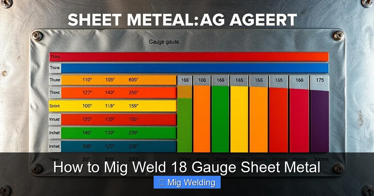 How to Mig Weld 18 Gauge Sheet Metal