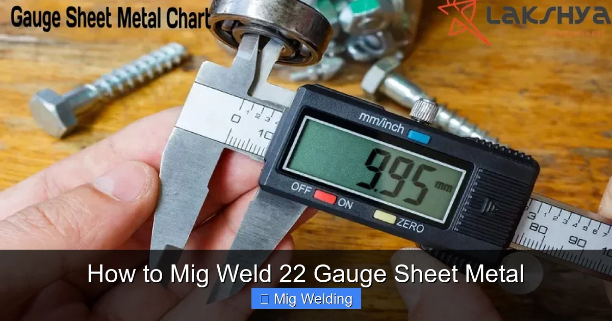 How to Mig Weld 22 Gauge Sheet Metal