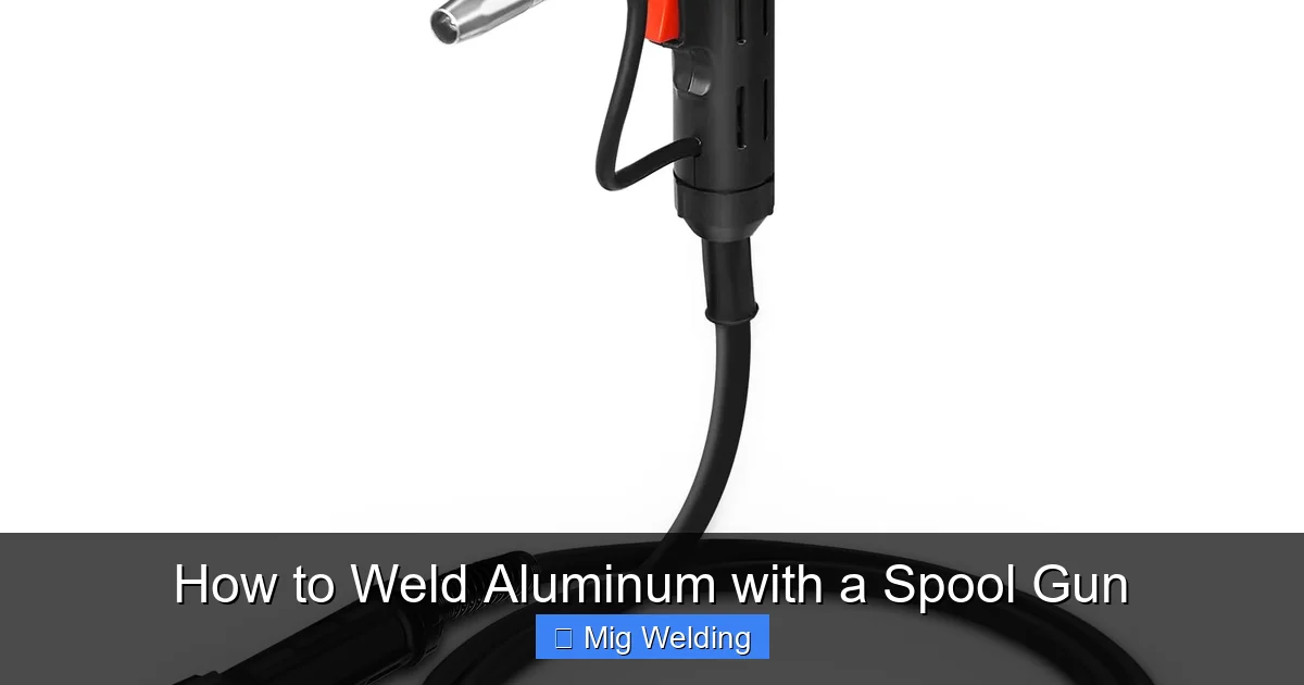 How to Weld Aluminum with a Spool Gun