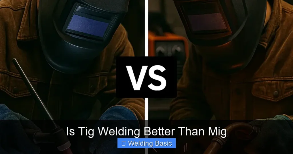 Is Tig Welding Better Than Mig