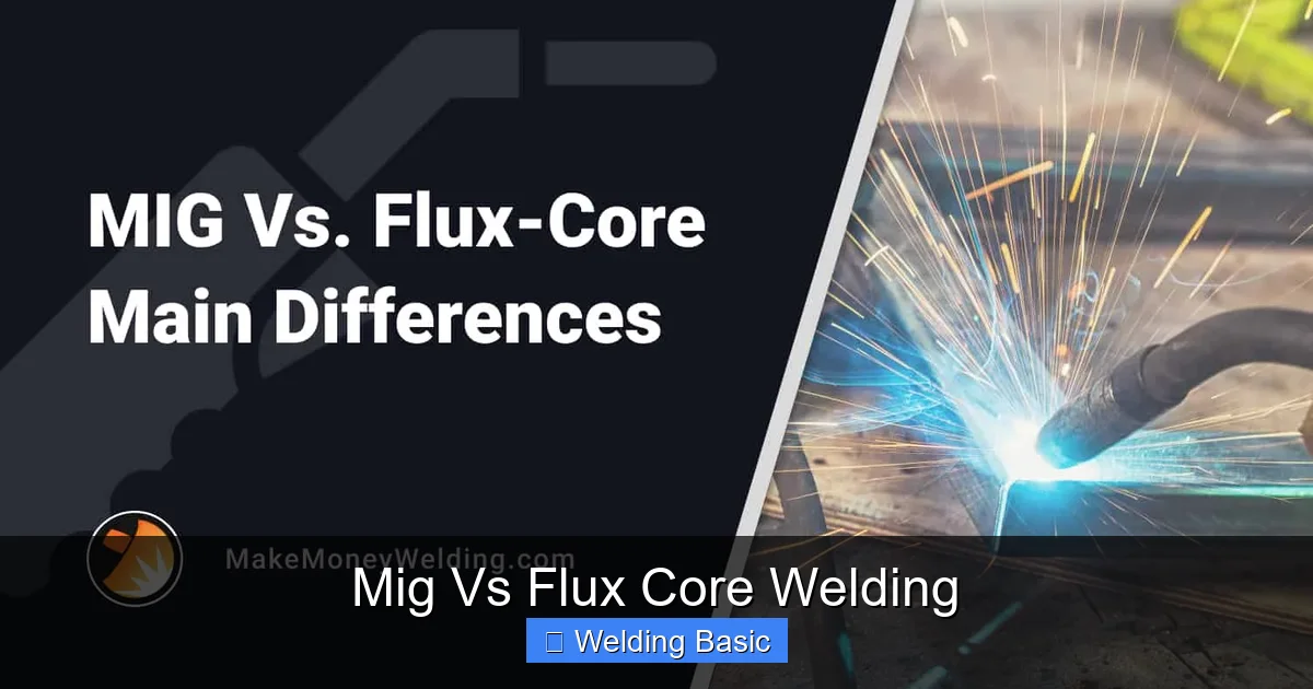 Mig Vs Flux Core Welding