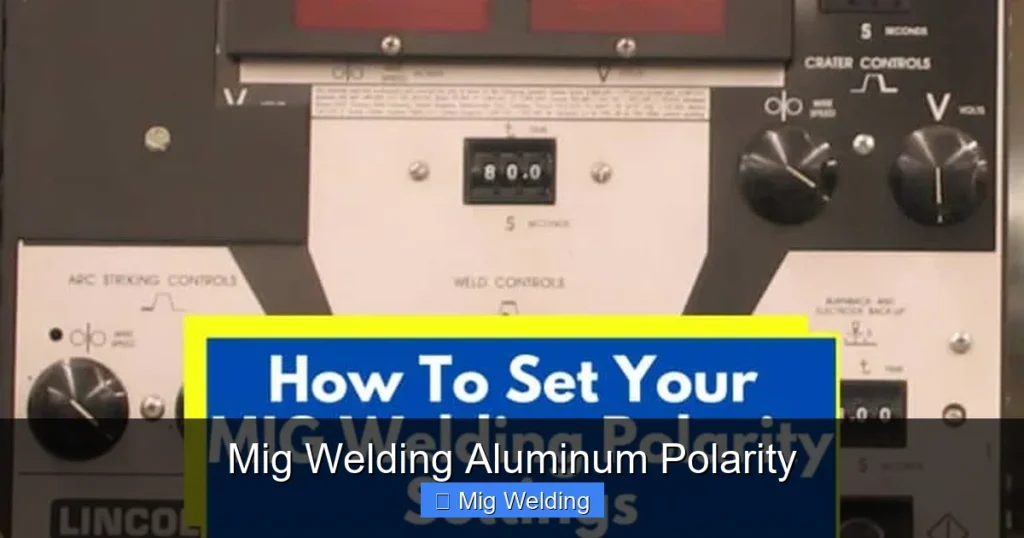 Mig Welding Aluminum Polarity