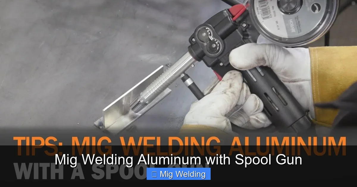 Mig Welding Aluminum with Spool Gun