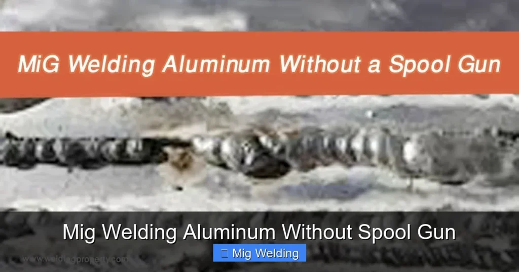 Mig Welding Aluminum Without Spool Gun
