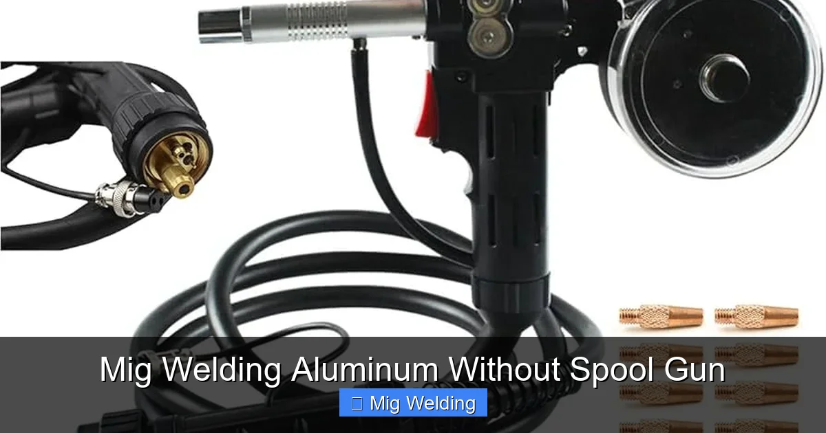 Mig Welding Aluminum Without Spool Gun