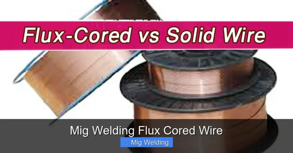 Mig Welding Flux Cored Wire Mig Welding Flux Cored Wire
