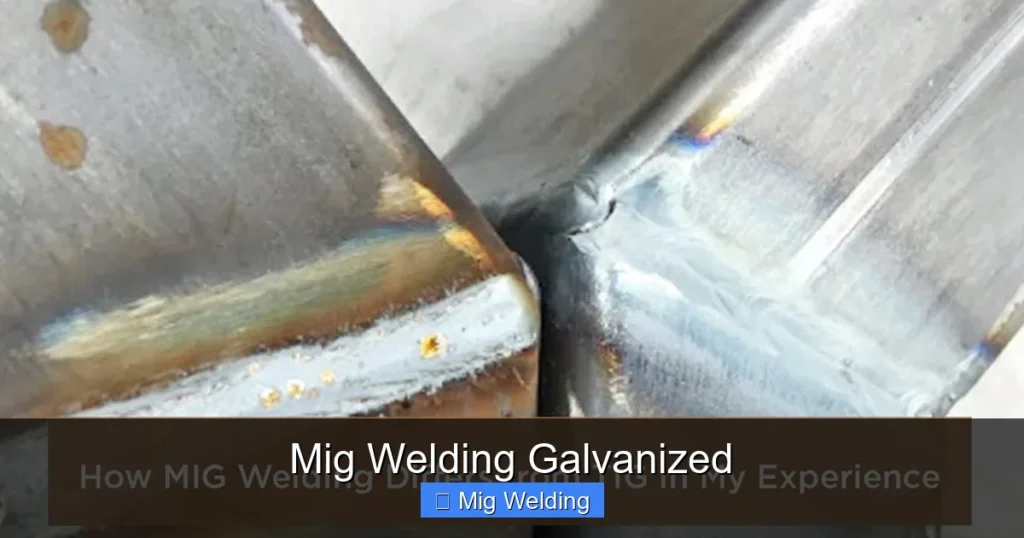 Mig Welding Galvanized