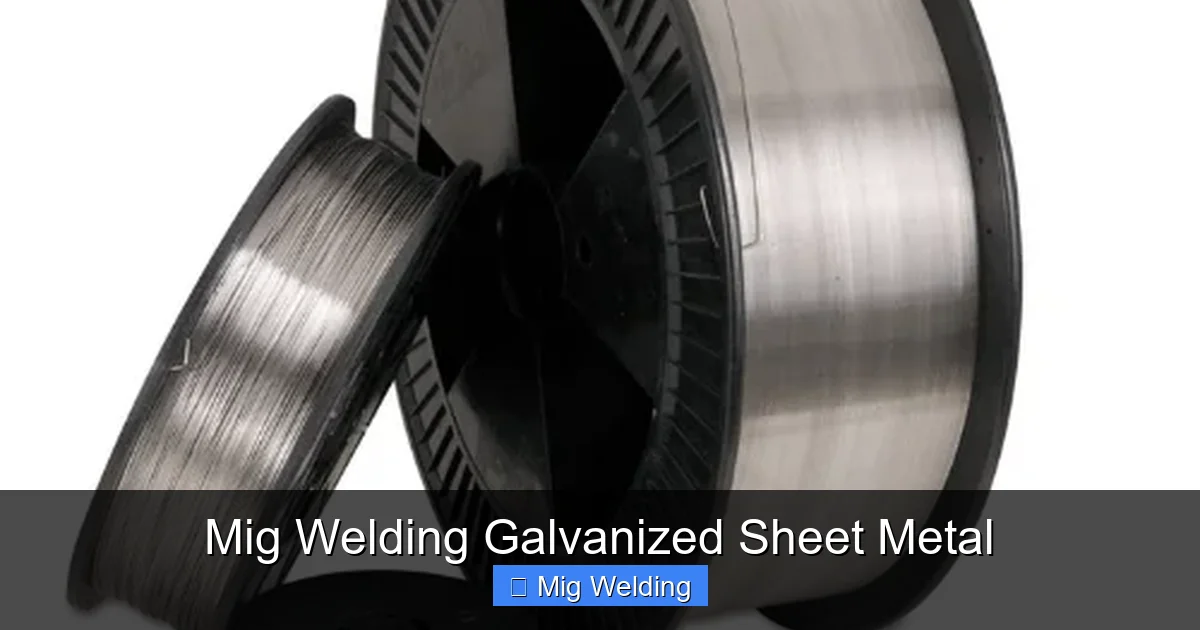 Mig Welding Galvanized Sheet Metal