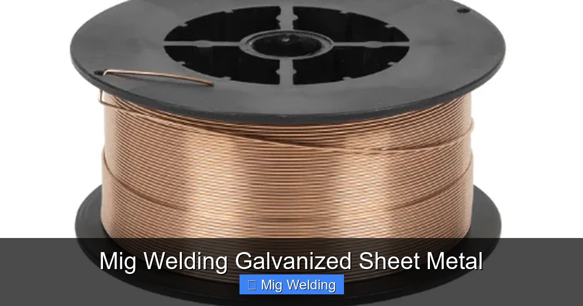 Mig Welding Galvanized Sheet Metal