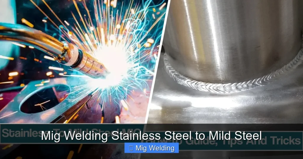 Mig Welding Stainless Steel to Mild Steel