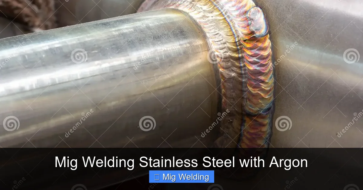 Mig Welding Stainless Steel with Argon