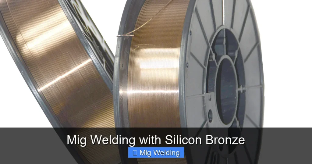 Mig Welding with Silicon Bronze