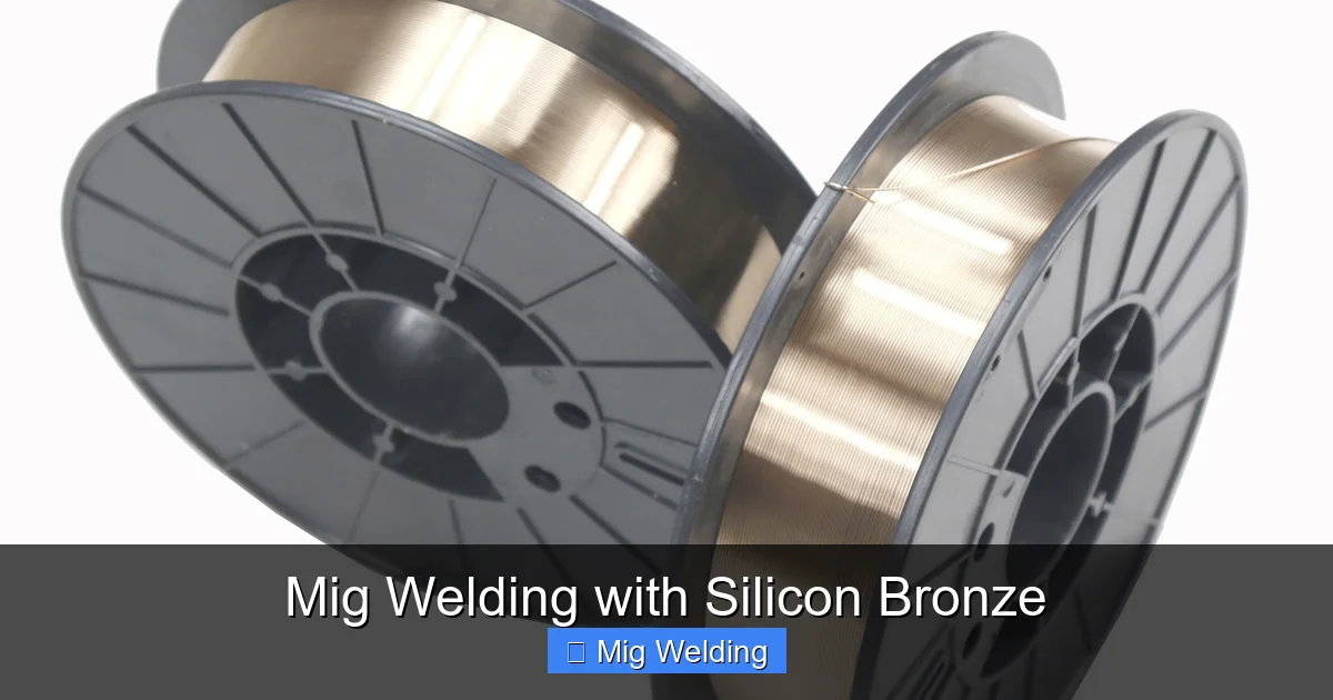 Mig Welding with Silicon Bronze