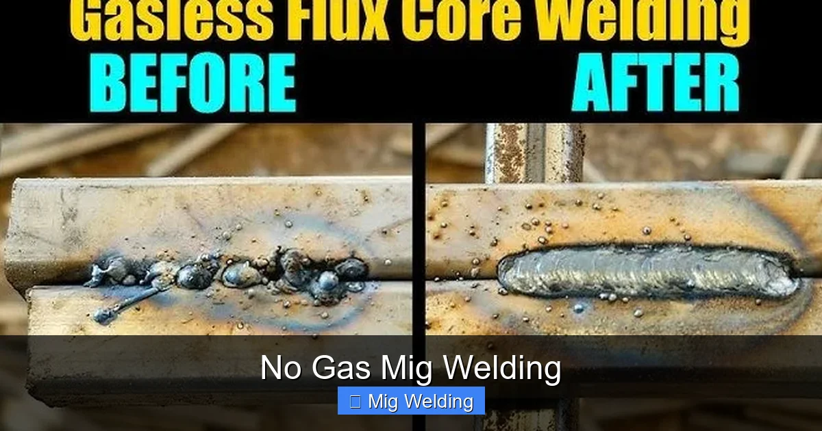 No Gas Mig Welding