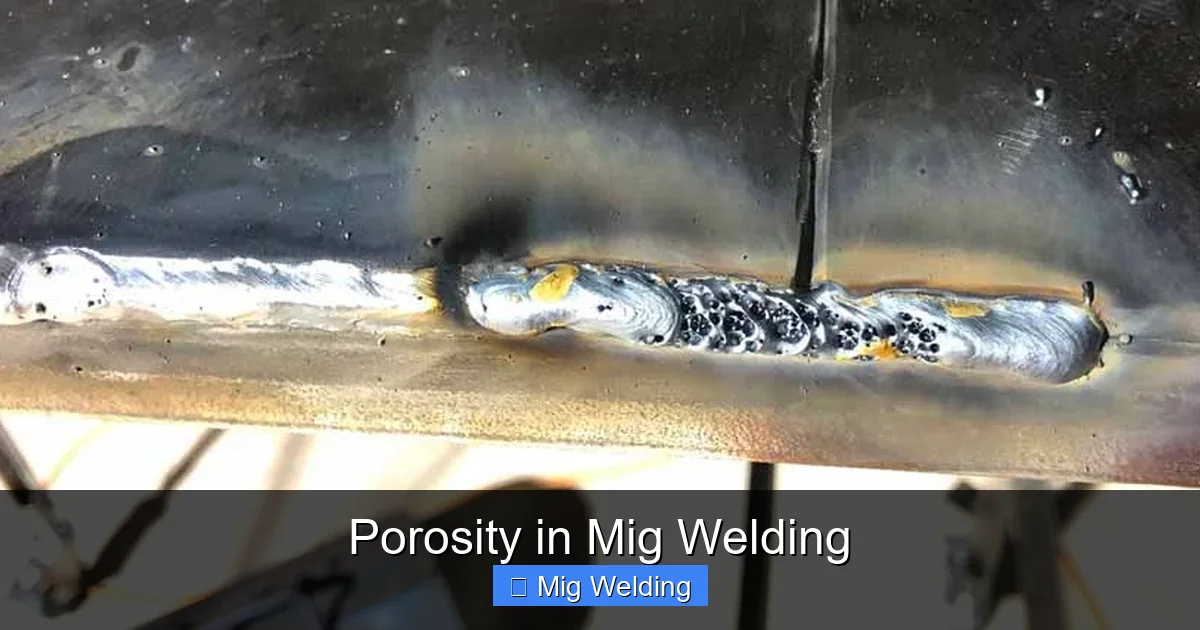 Porosity in Mig Welding