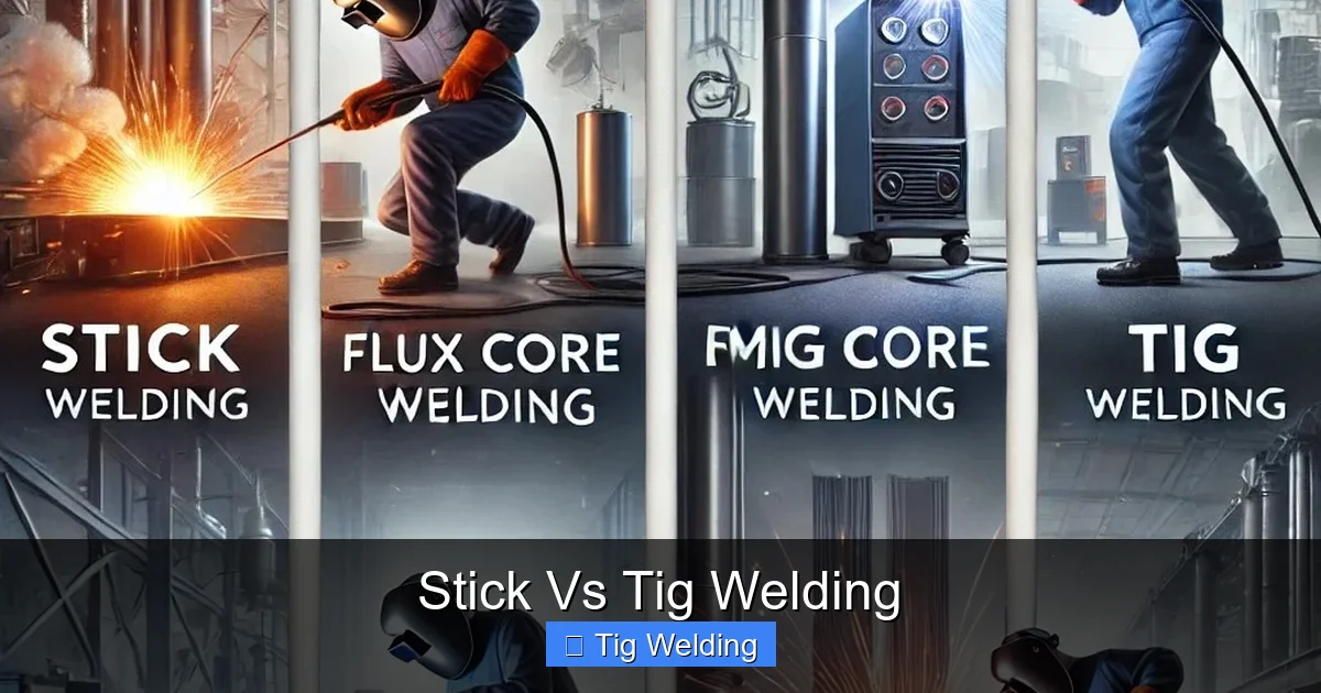 Stick Vs Tig Welding