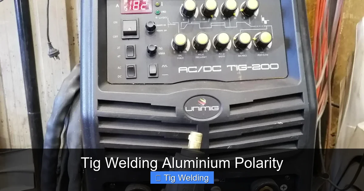 Tig Welding Aluminium Polarity