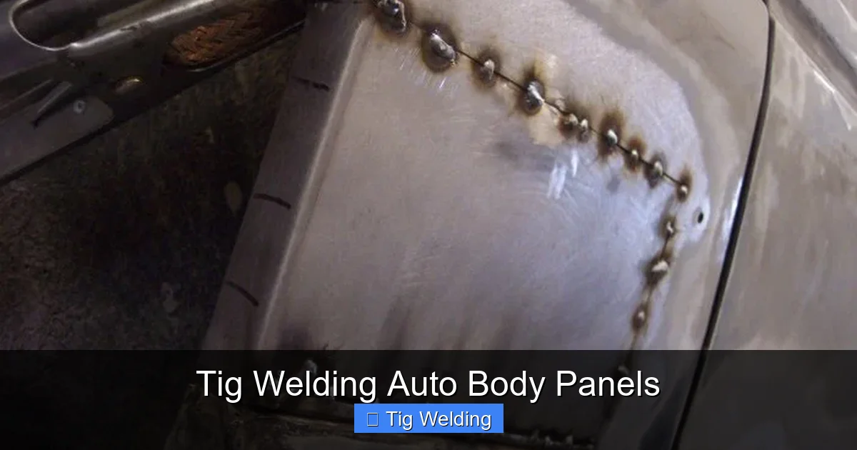 Tig Welding Auto Body Panels