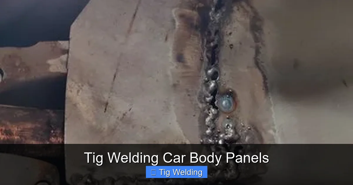 Tig Welding Car Body Panels
