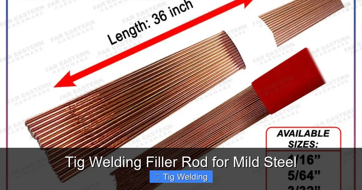 Tig Welding Filler Rod for Mild Steel