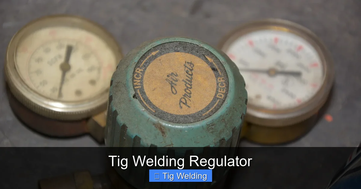 Tig Welding Regulator