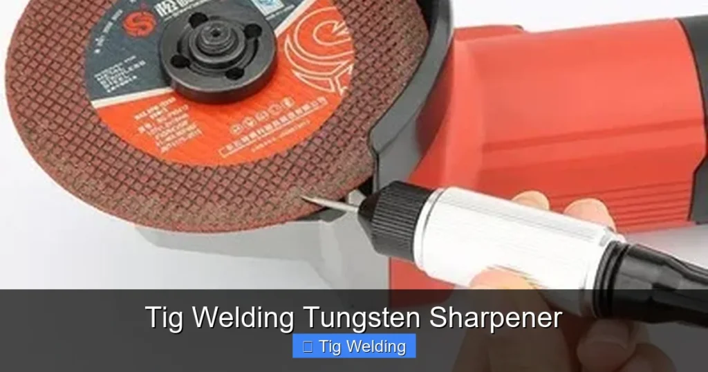 Tig Welding Tungsten Sharpener