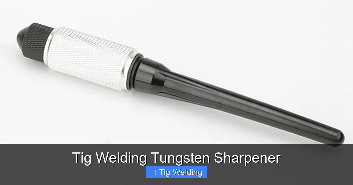 Tig Welding Tungsten Sharpener