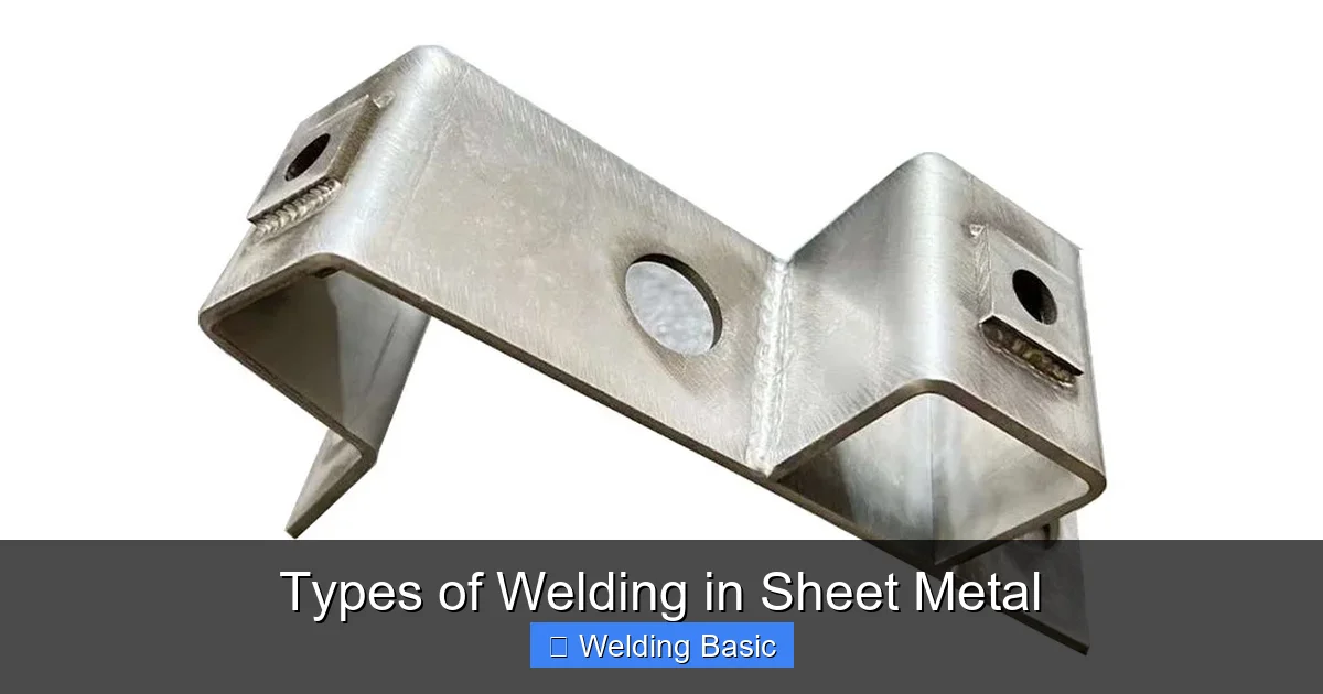 Types of Welding in Sheet Metal