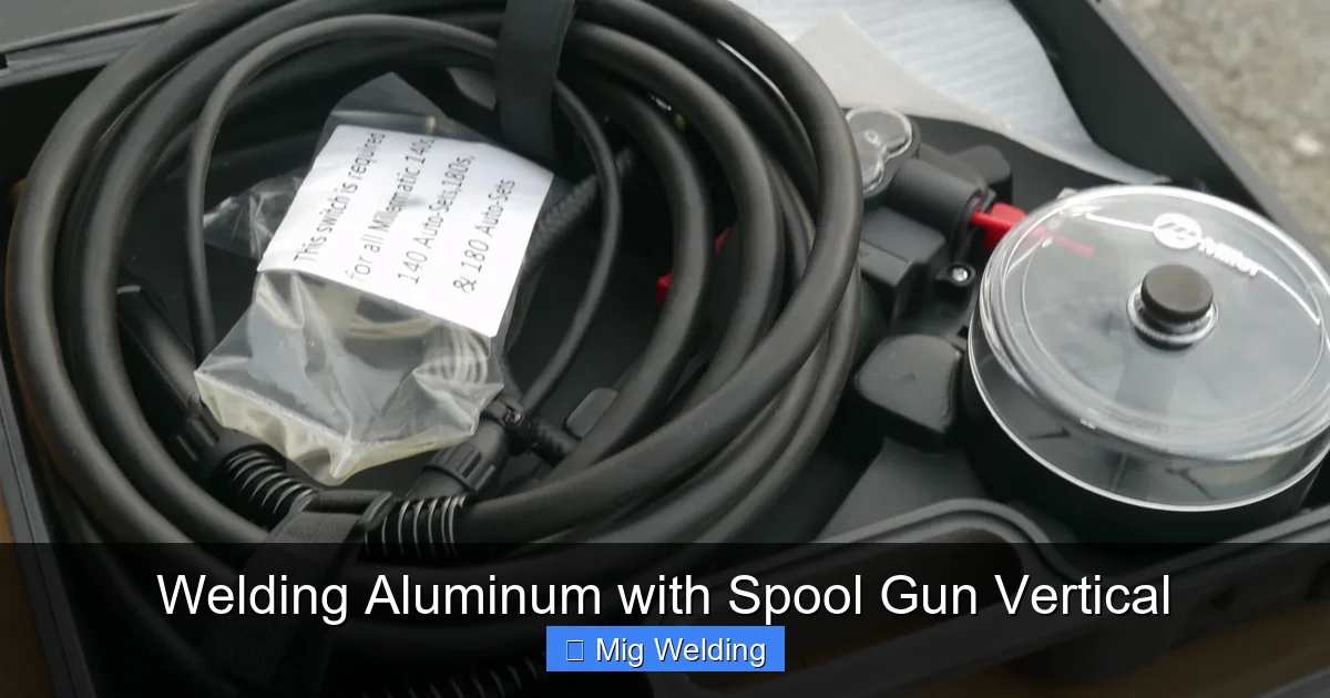 Welding Aluminum with Spool Gun Vertical