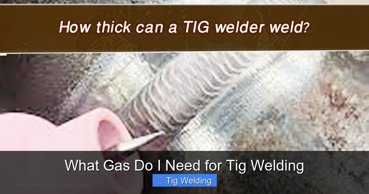 What Gas Do I Need for Tig Welding