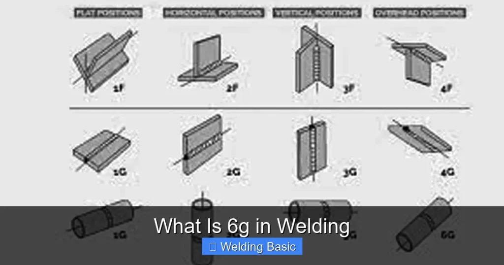 What Is 6g in Welding