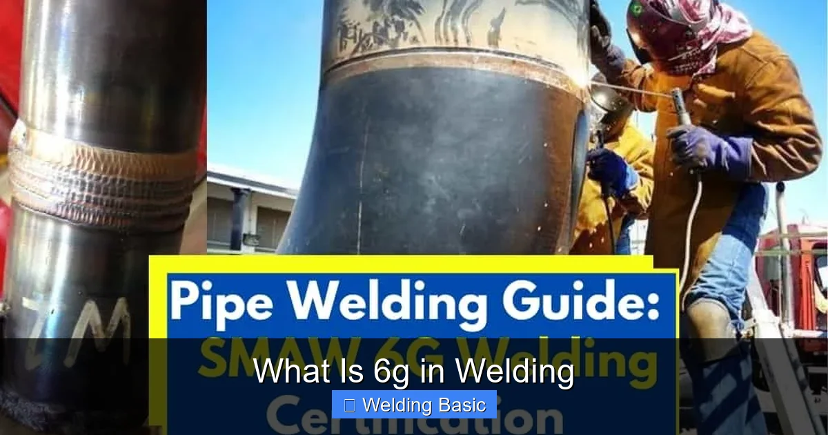 What Is 6g in Welding