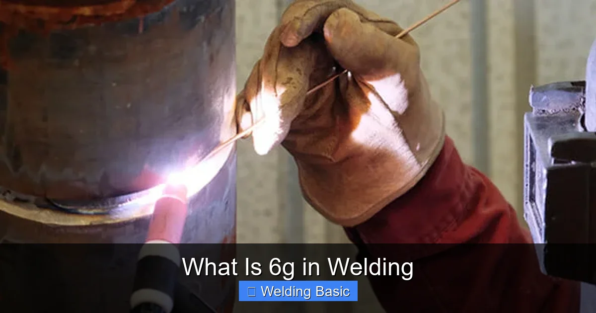 What Is 6g in Welding