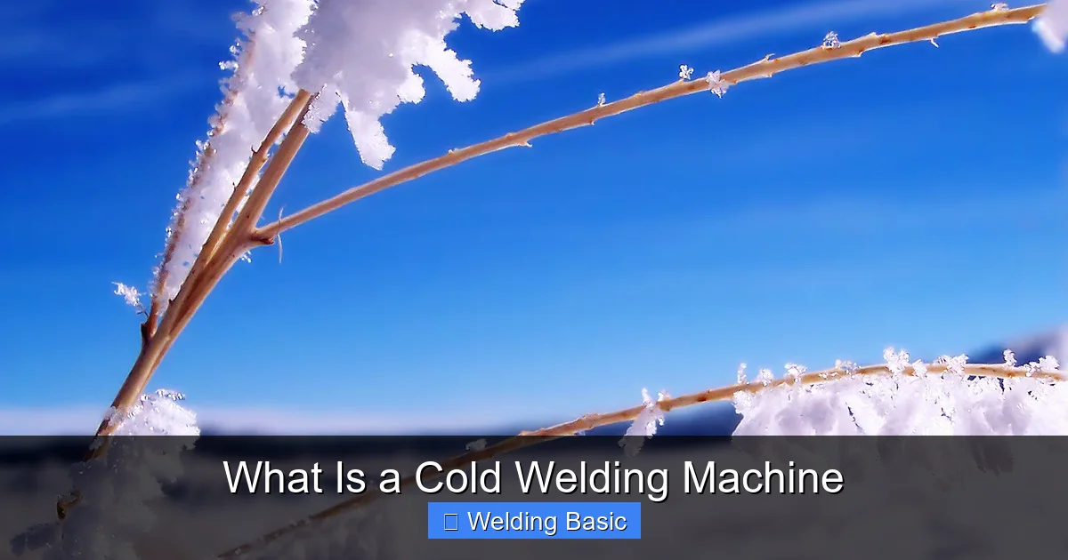What Is a Cold Welding Machine